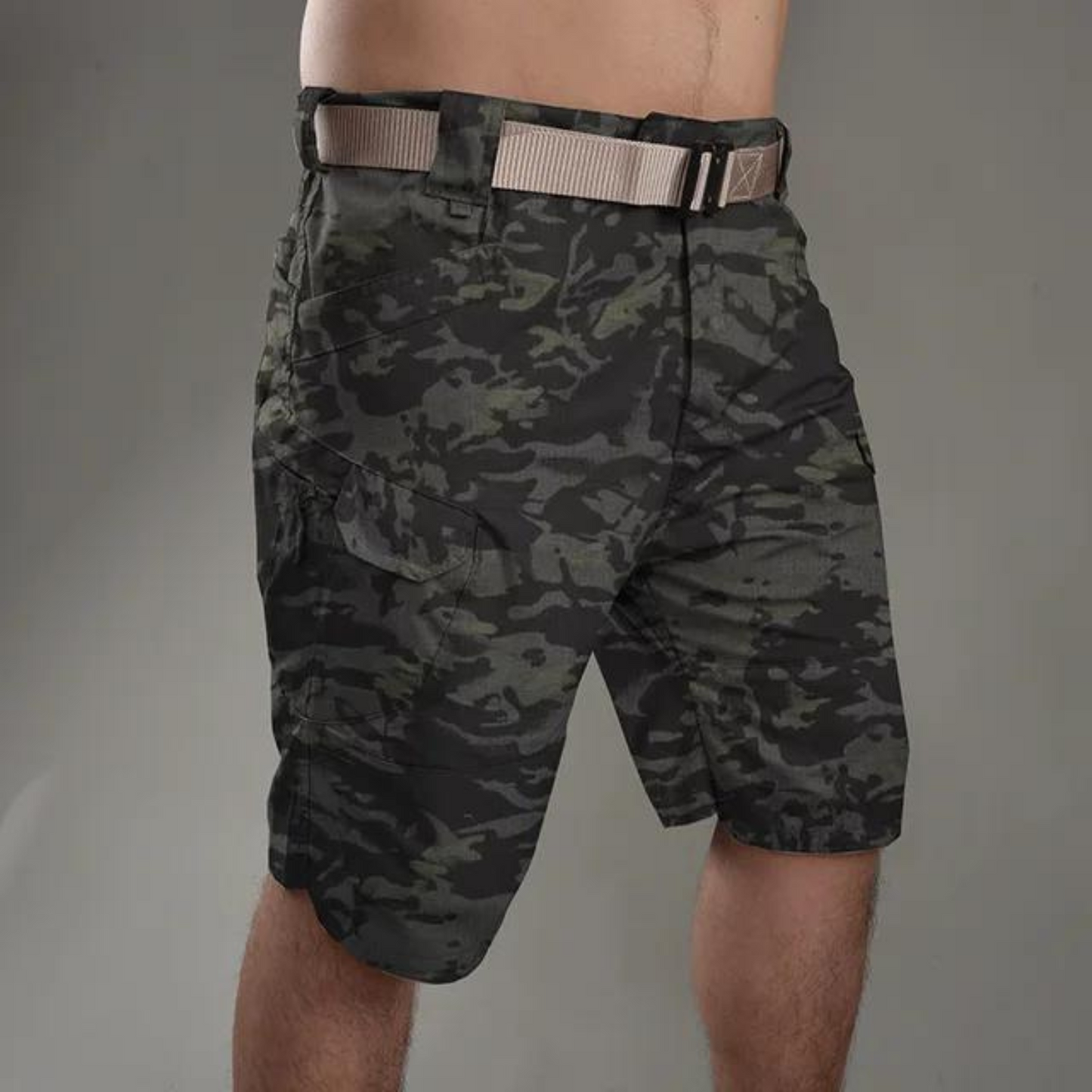 Dante short heren – camo cargo short met zomerse functionaliteit