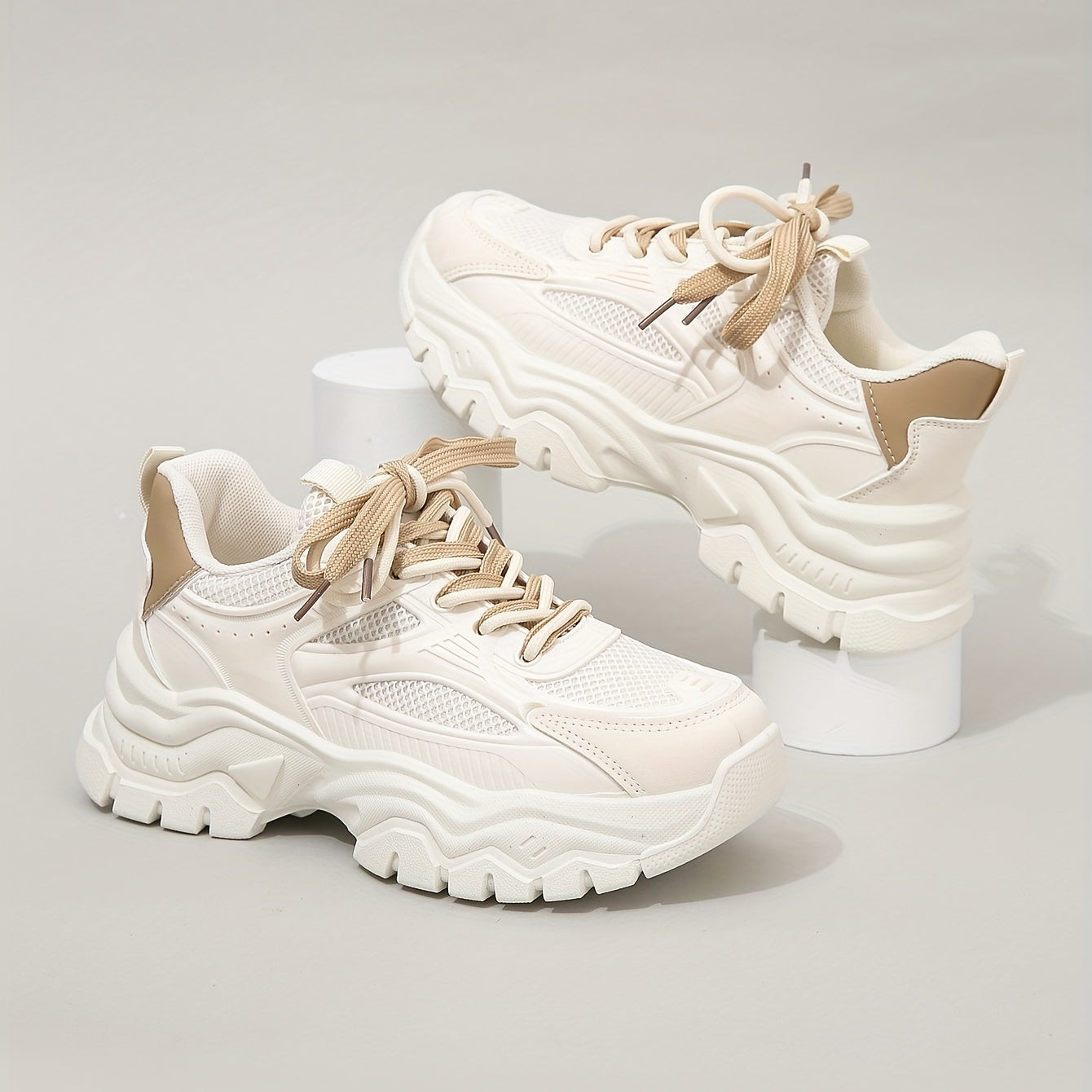 Luna – Comfortabele Beige Sneakers voor Dames