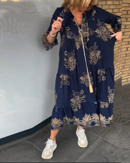 Elena jurk dames – vintage zomerjurk met tijdloze charme