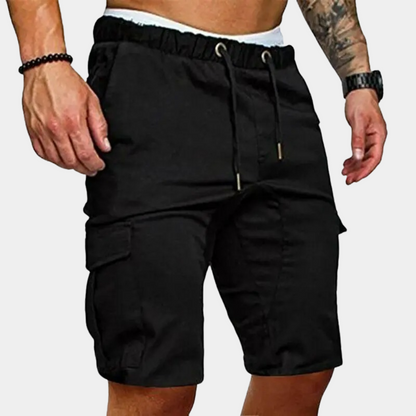 Dario short heren – chino-stijl short met ritszakken en moderne pasvorm
