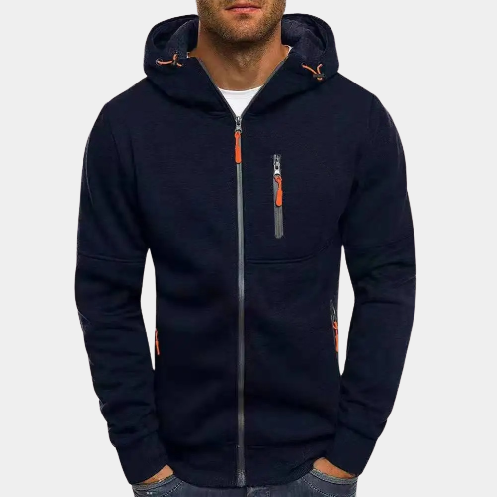 Dante – Heren Zip-Up Hoodie | Praktisch & Comfortabel