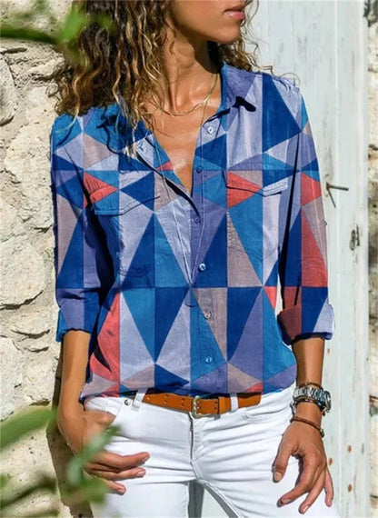 Hazel blouse dames – elegante zomertop met vrouwelijke pasvorm