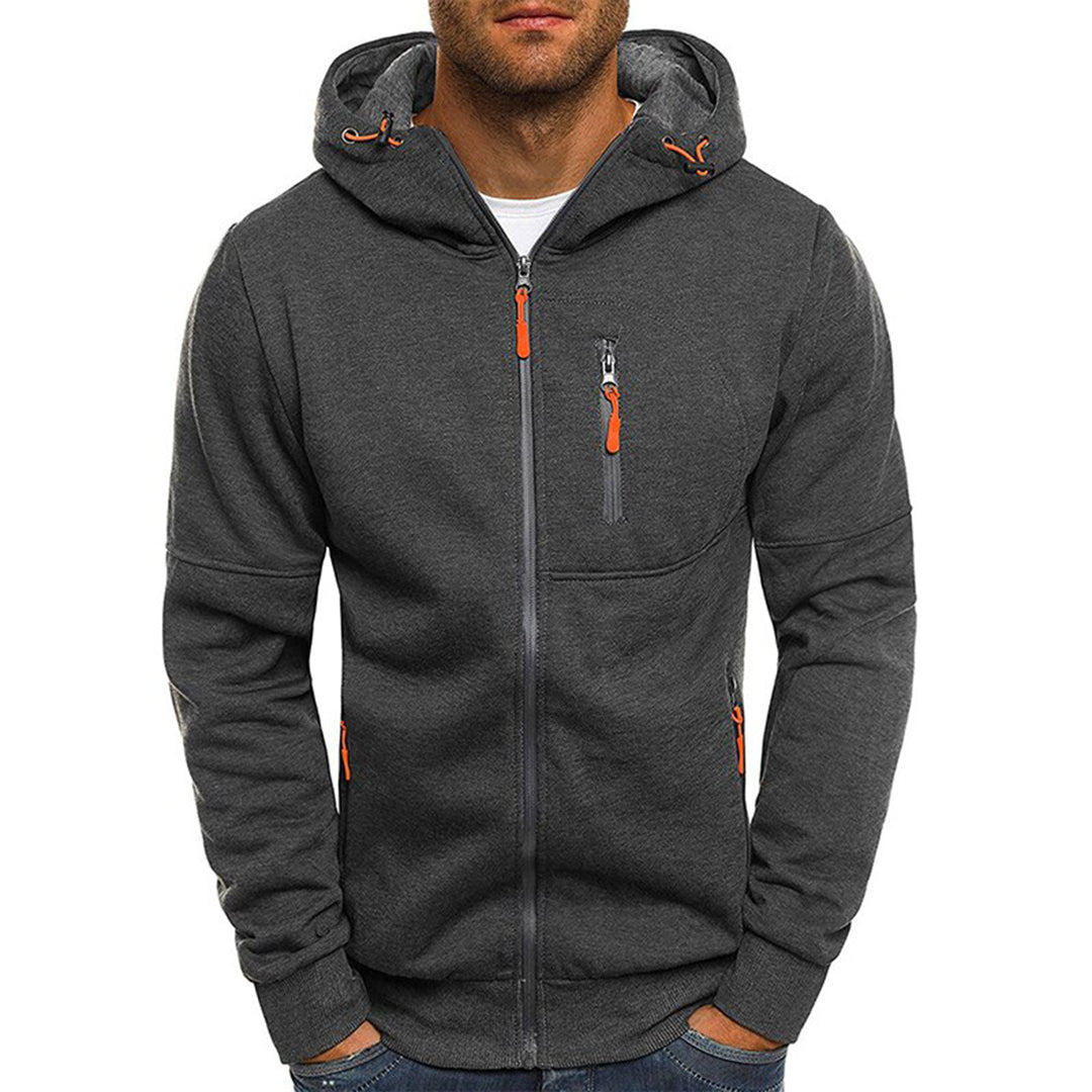 Dante – Heren Zip-Up Hoodie | Praktisch & Comfortabel