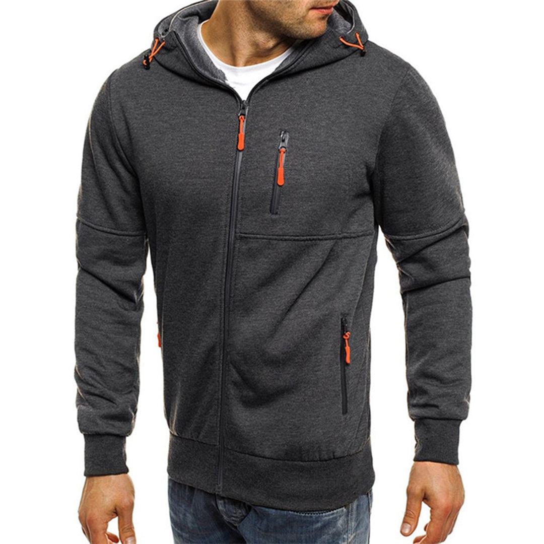 Dante – Heren Zip-Up Hoodie | Praktisch & Comfortabel