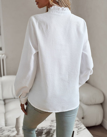 Claire blouse dames – elegant comfortshirt met tijdloze snit