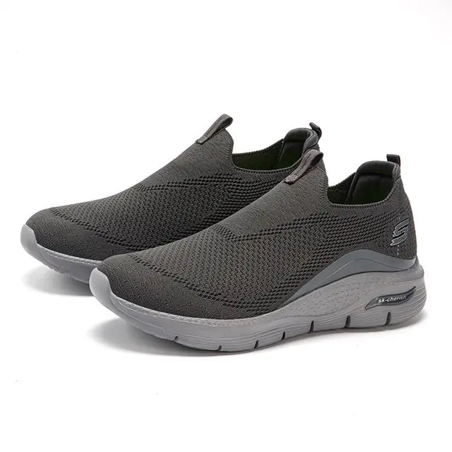 Milan – Comfortabele Zwarte Slip-On Sneakers