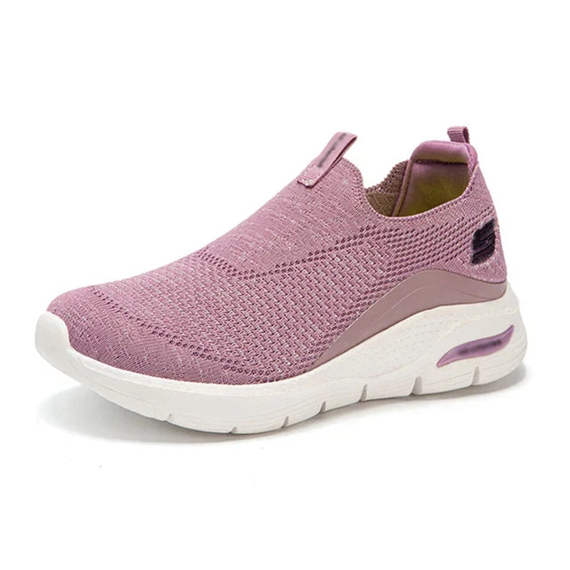 Milan – Comfortabele Zwarte Slip-On Sneakers