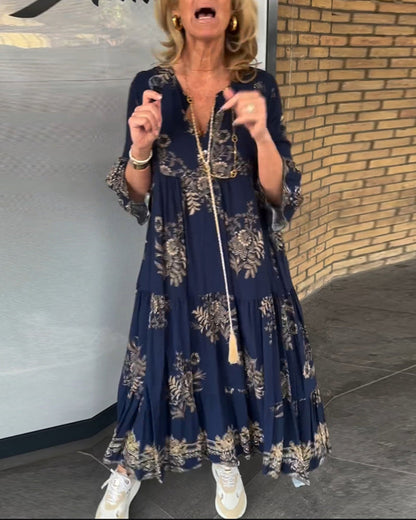 Elena jurk dames – vintage zomerjurk met tijdloze charme