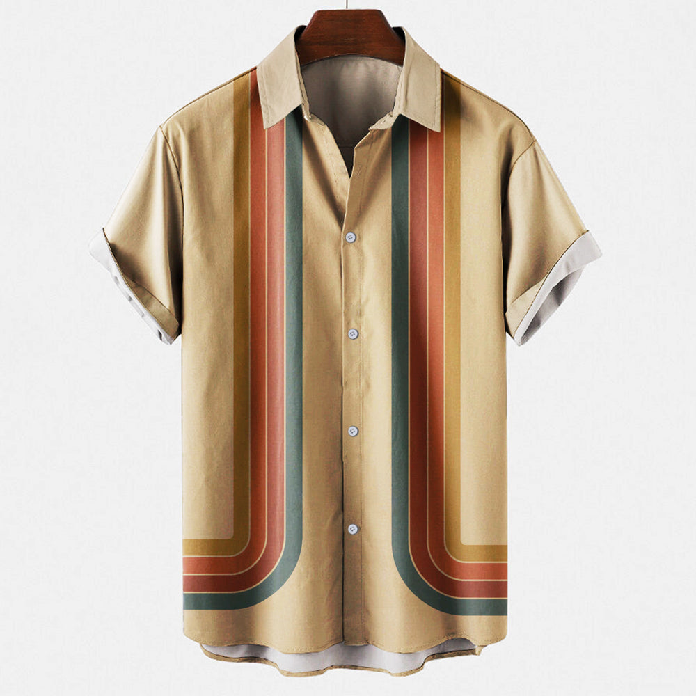 Elian overhemd heren – retro zomershirt met relaxte uitstraling