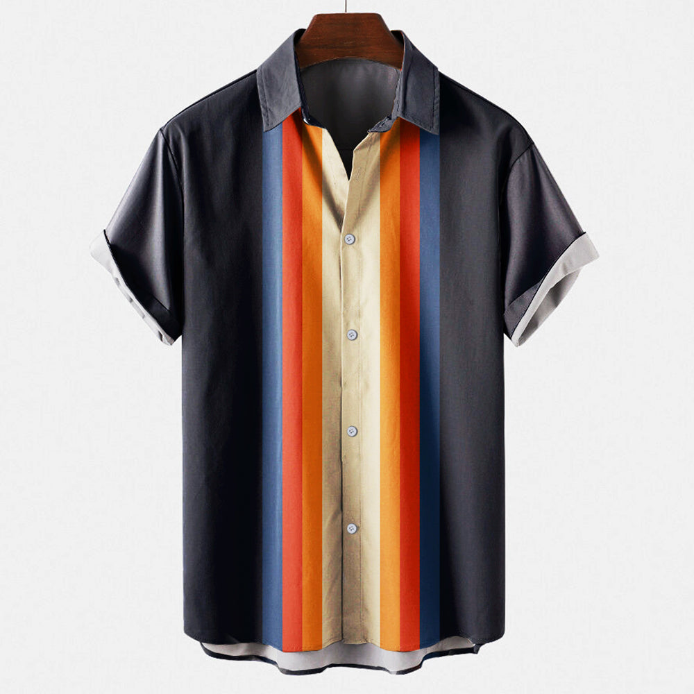 Elian overhemd heren – retro zomershirt met relaxte uitstraling
