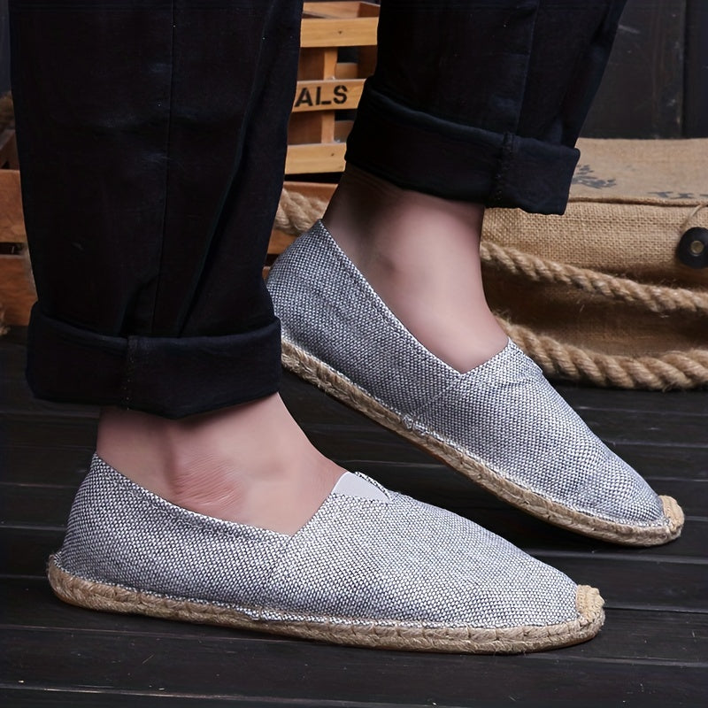 Nico espadrille heren – zomerse slip-on schoen met casual comfort