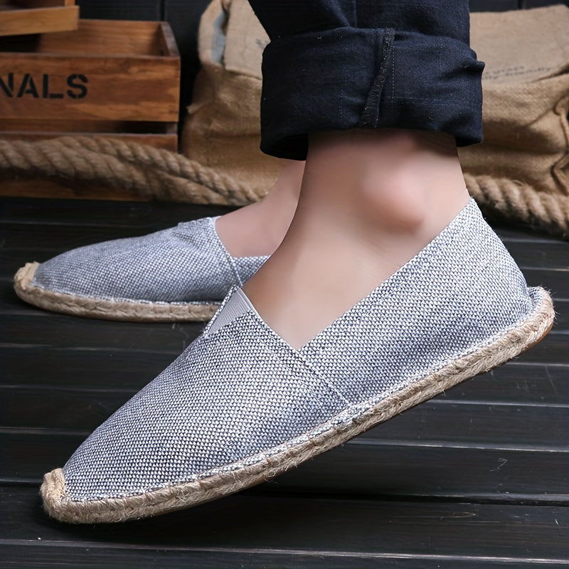 Nico espadrille heren – zomerse slip-on schoen met casual comfort