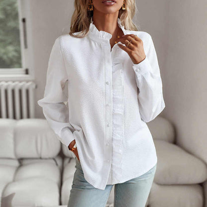 Claire blouse dames – elegant comfortshirt met tijdloze snit